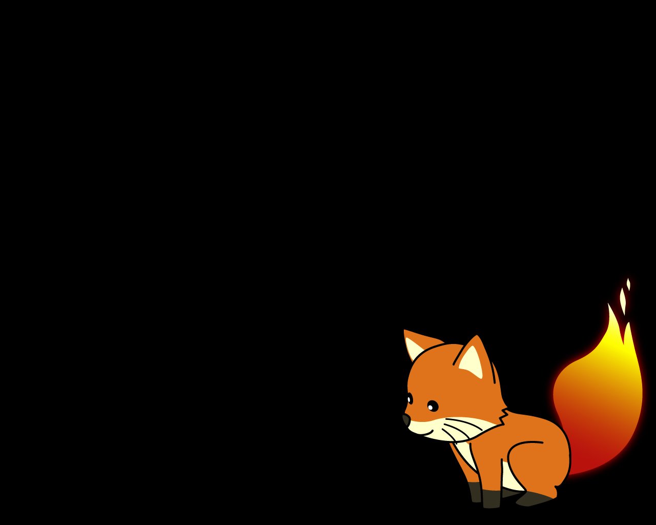 1280x1024 Fox Wallpaper And Background Image - Fox Drawing Wallpaper