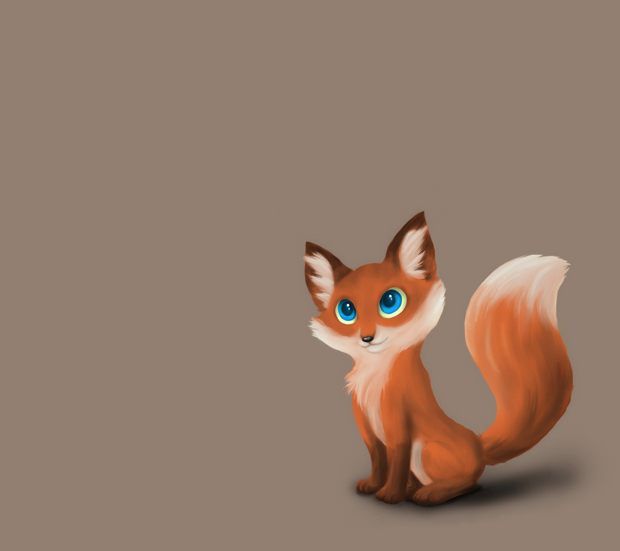 620x551 Image Result For Fox Cartoon Wallpaper Volpe Innamorata Shop - Fox Drawing Wallpaper