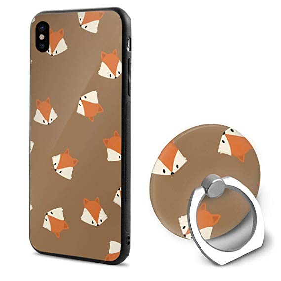 569x569 Fox Drawing Wallpaper Iphone X Case Ring Kickstand - Fox Drawing Wallpaper