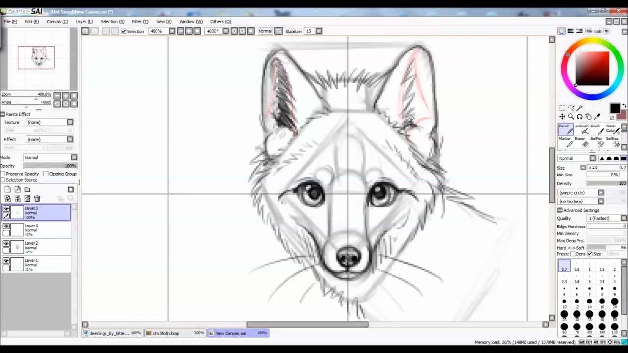 1280x720 How To Draw A Fox Face Using Shapes! - Fox Face Drawing
