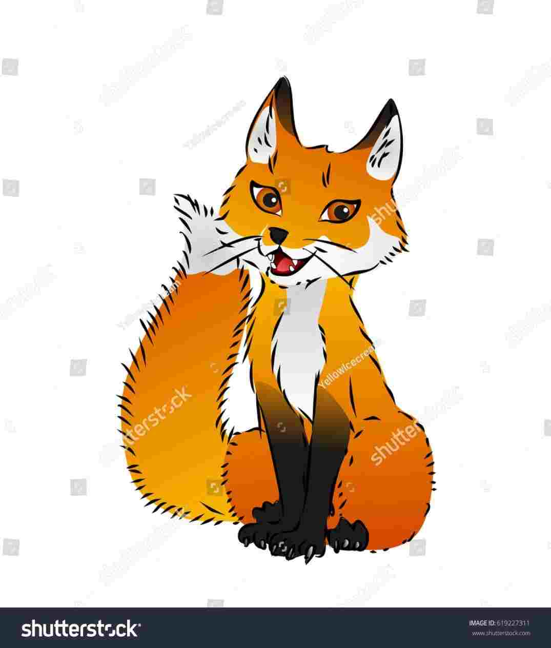 1075x1264 Cute Fox Face Drawing - Fox Face Drawing