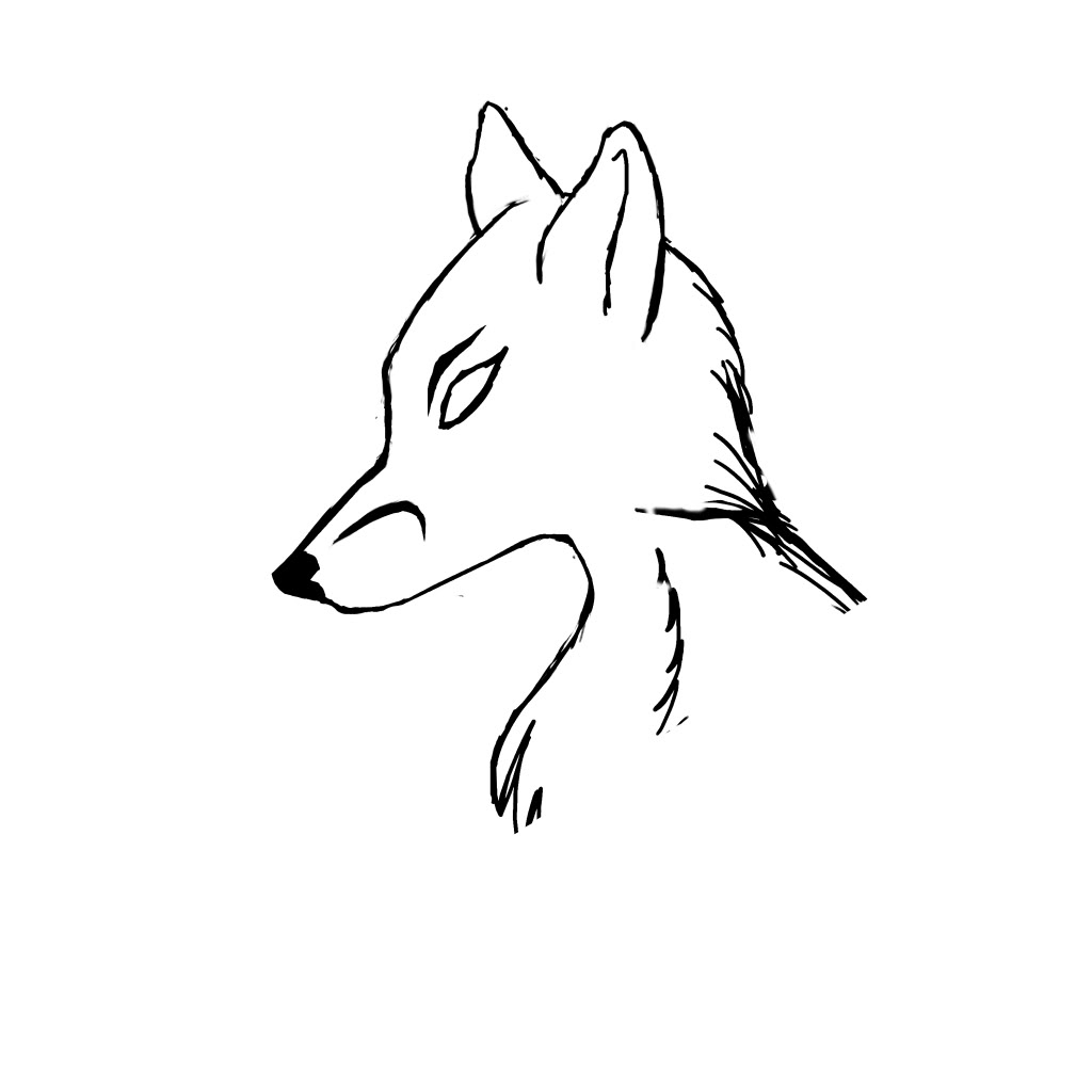 Fox Outline Drawing at PaintingValley.com | Explore collection of Fox ...