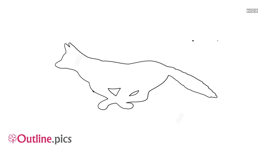 934x534 Running Fox Outline Outline Pics - Fox Outline Drawing