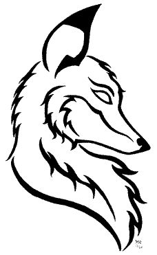 228x371 Fox Outline Drawing - Fox Outline Drawing