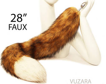 340x270 Fox Tail Butt Plug Etsy - Fox Tail Drawing