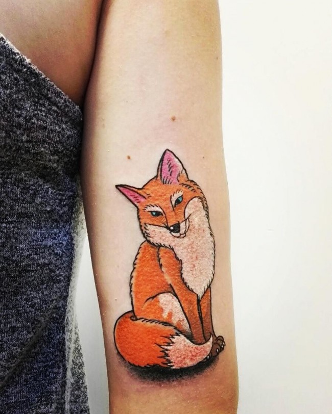 Fox Tattoo Drawing