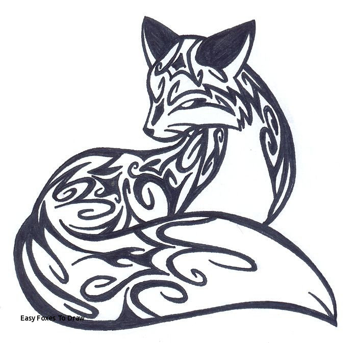 698x673 easy foxes to draw best fox tattoo images - Fox Tattoo Drawing