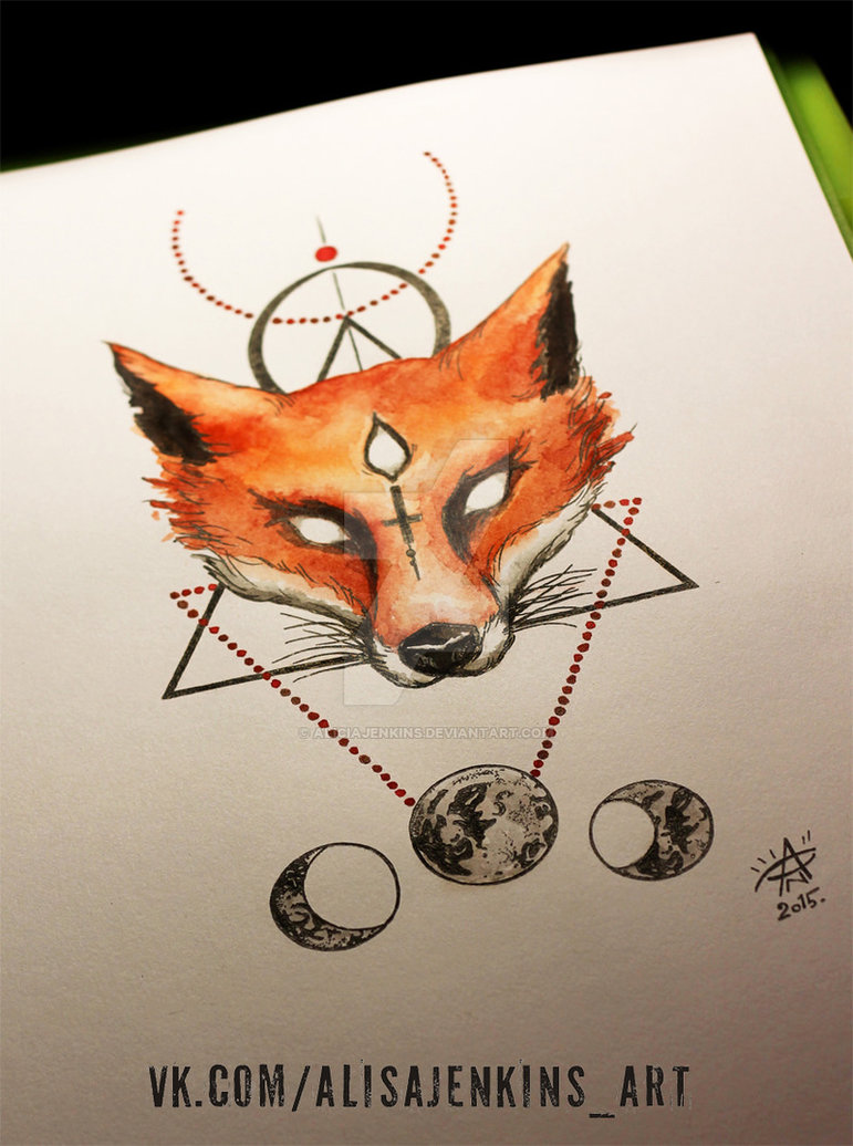 771x1036 Fox Tattoo Sketch - Fox Tattoo Drawing