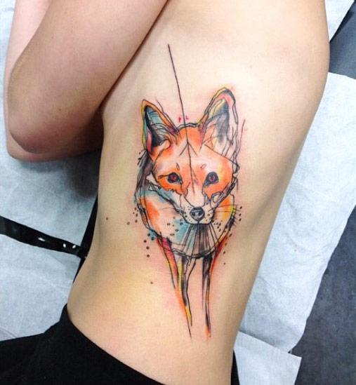 507x549 These Fox Tattoos Are The Best You'll Ever See - Fox Tattoo Drawing