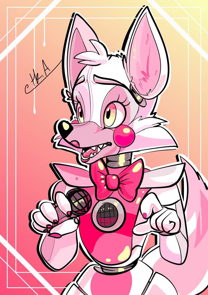 724x1024 Funtime Foxy Drawing I Made Five Nights At Freddy's Amino - Foxy Drawinging