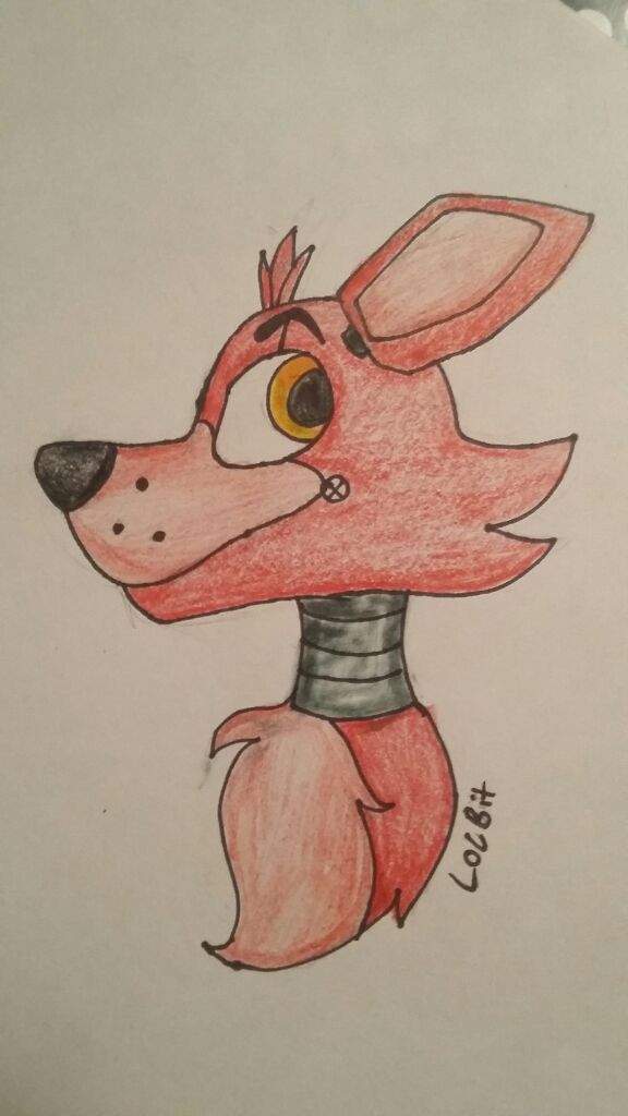 576x1024 A Small Foxy Drawing Five Nights At Freddy's Amino - Foxy Drawinging