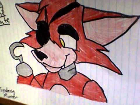 480x360 My Drawing Of Foxy From Tony Crynight - Foxy Drawinging