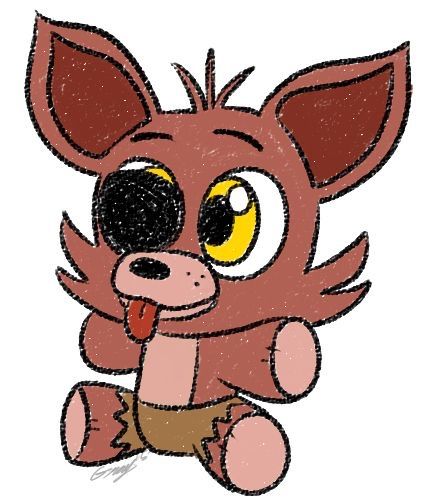 432x504 My Foxy Drawing Five Nights At Freddy's Amino - Foxy Drawinging