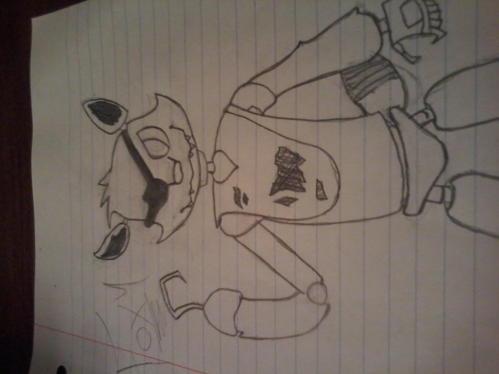 1600x1200 Five Nights - Foxy Drawinging