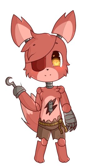 302x536 Five Nights - Foxy Fnaf Drawing