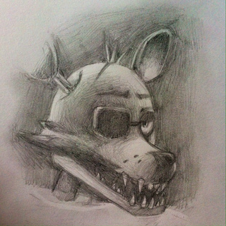 320x320 Foxy - Foxy Fnaf Drawing