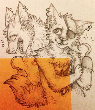 320x371 Foxyfnaf Drawings On Paigeeworld Pictures Of Foxyfnaf - Foxy Fnaf Drawing