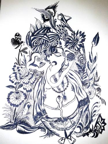 375x500 Peace And Fragrance Drawing - Fragrance Drawing