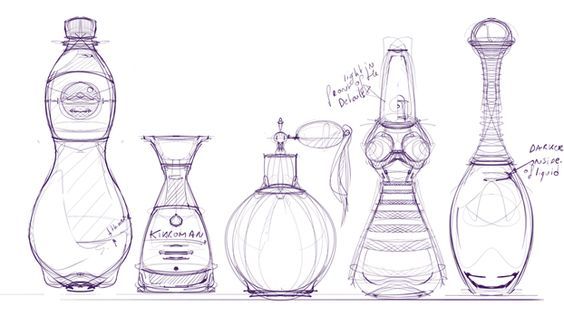 564x316 Fragrance Bottle As Isometric Drawing - Fragrance Drawing