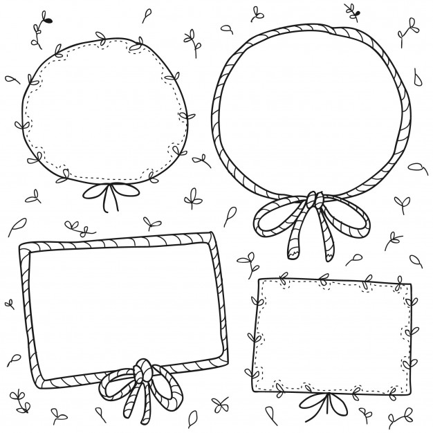 626x626 cute rope frame hand drawing vector premium download - Frame Drawing