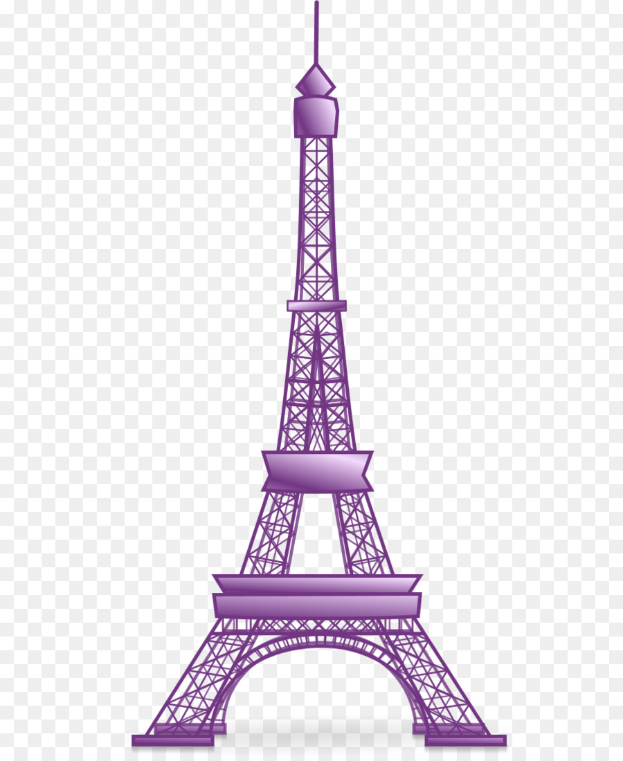 900x1100 Drawing, Purple, Line, Transparent Png Image Clipart Free Download - France Eiffel Tower Drawing