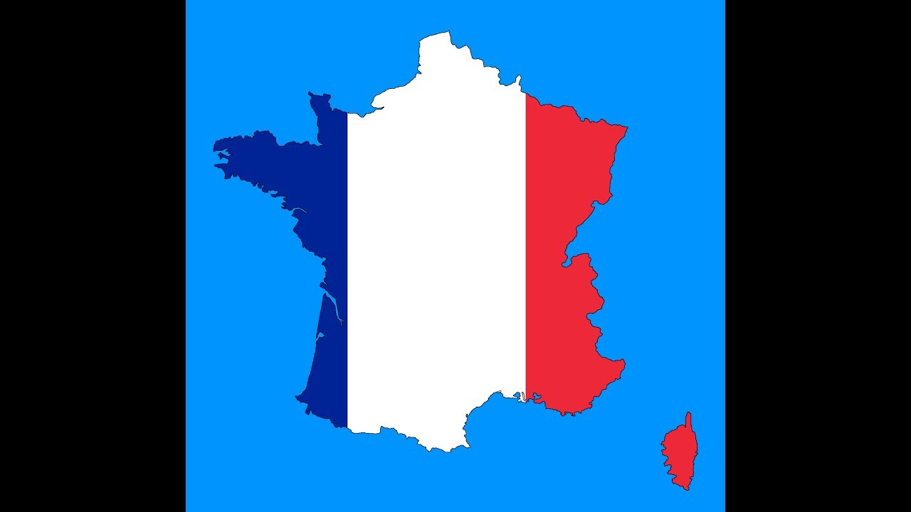 1280x720 Speed Draw - France Map Drawing