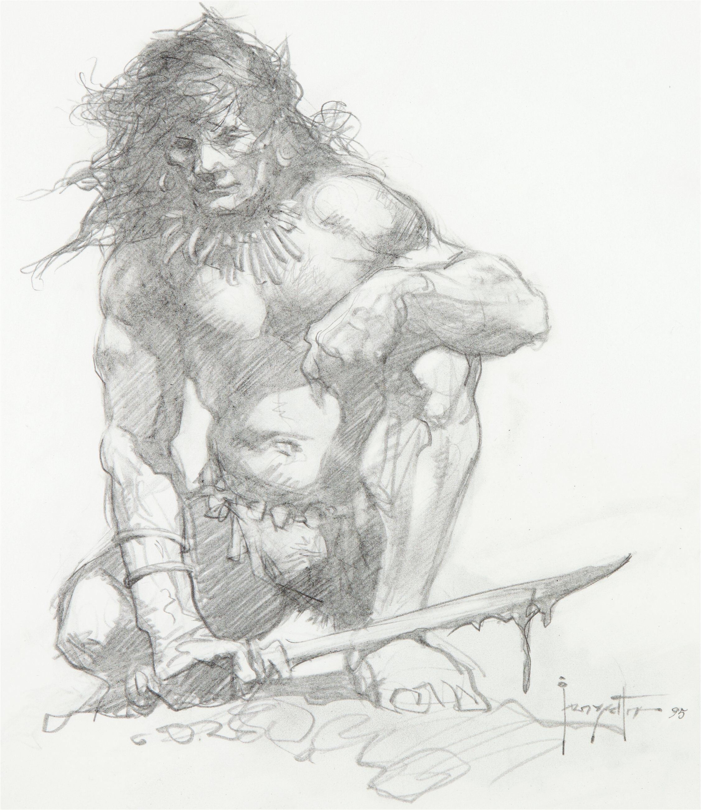 2254x2602 Frank Frazetta - Frank Frazetta Drawings
