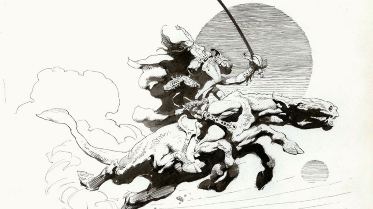 1200x675 Frank Frazetta Like You've Never Seen Him Before! - Frank Frazetta Drawings