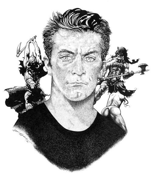 500x571 Finished Frank Frazetta Drawing - Frank Frazetta Drawings