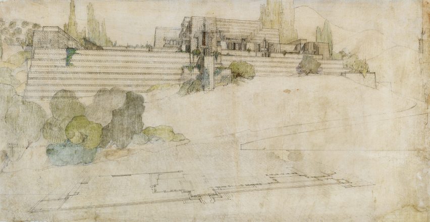 852x440 Frank Lloyd Wright - Frank Lloyd Wright Drawings