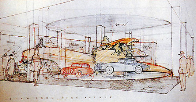 640x334 Gallery Of Frank Lloyd Wright's Hoffman Auto Showroom Demolished - Frank Lloyd Wright Drawings