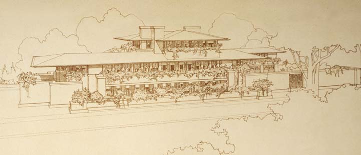 721x311 archives frank lloyd wright trust - Frank Lloyd Wright Drawings