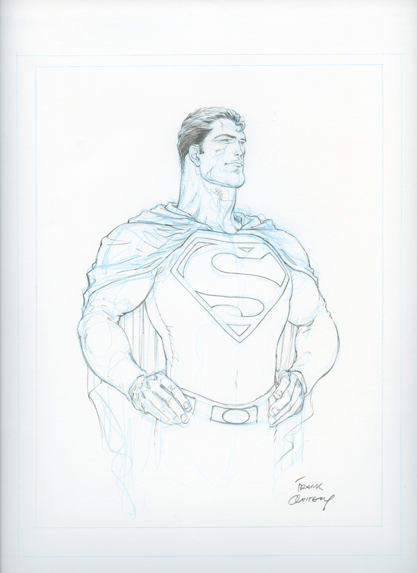 600x824 Comic Vine, Chillingo Dc Want You To Win Some Original Frank - Frank Quitely Drawing