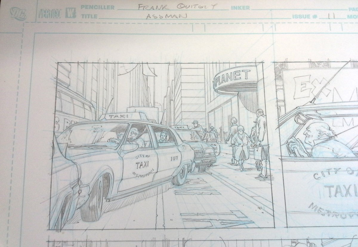 1200x827 In Frank Quitely's Studio Round - Frank Quitely Drawing