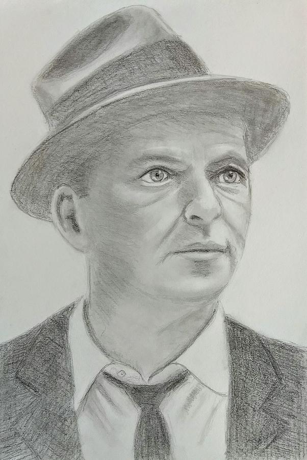 602x900 Frank Sinatra Drawing - Frank Sinatra Drawing
