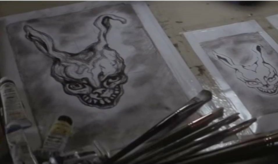 956x563 donnie director explains how he came up with frank the bunny - Frank The Bunny Drawing