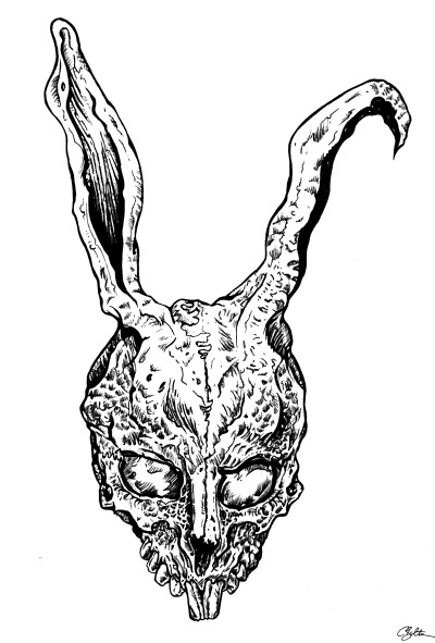 400x591 Donnie Darko Frank Tumblr - Frank The Bunny Drawing