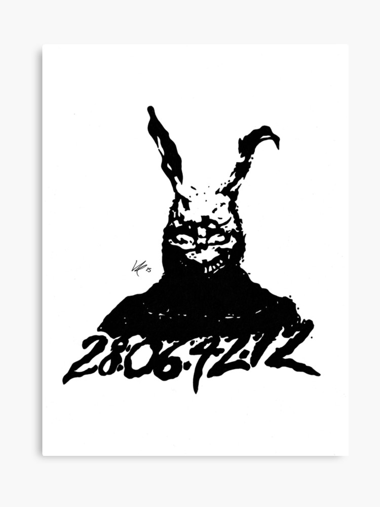750x1000 Donnie Darko - Frank The Bunny Drawing