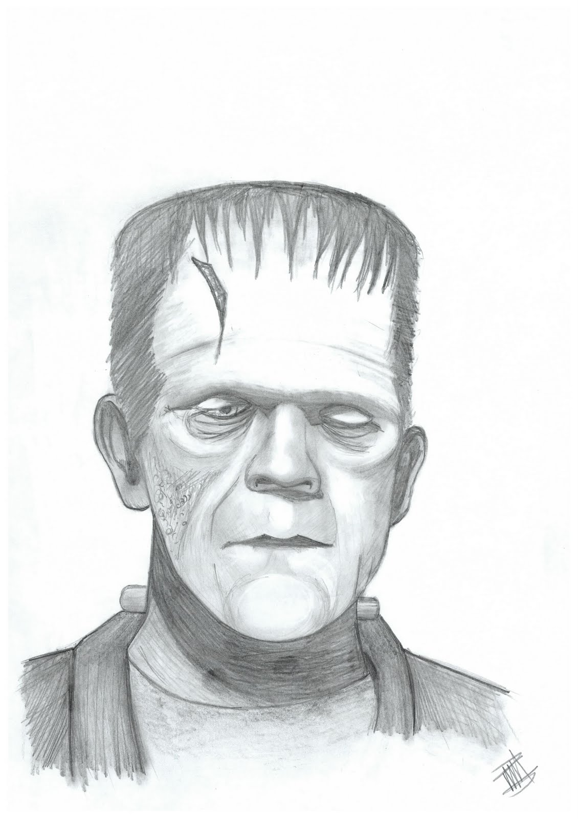 Frankenstein Drawing at Explore collection of