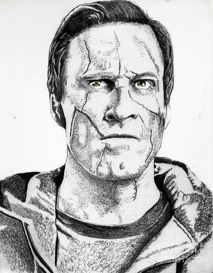 704x900 I Frankenstein Drawing - Frankenstein Drawing