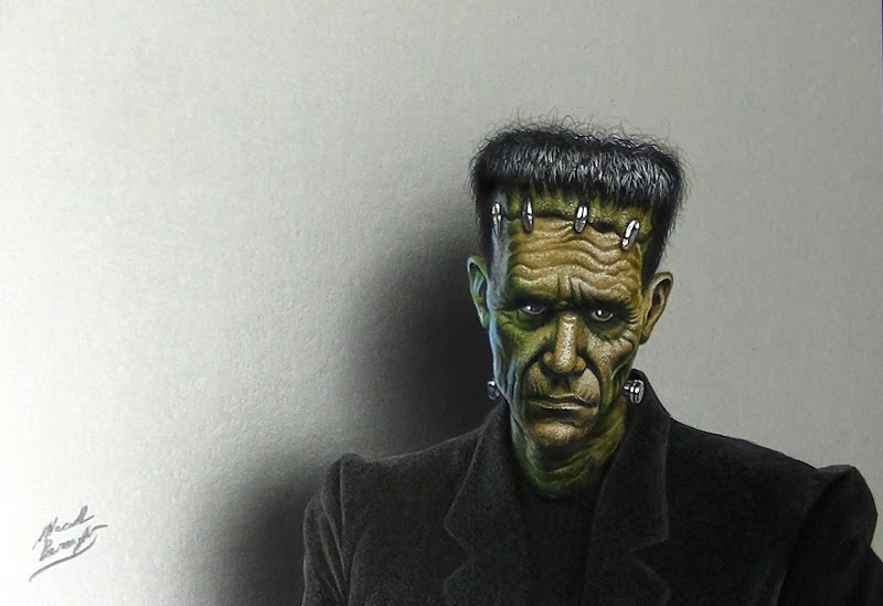 800x549 The Monster Of Frankenstein Drawing - Frankenstein Drawing