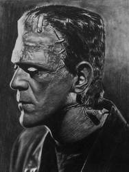 188x250 Frankenstein Drawing - Frankenstein Drawing