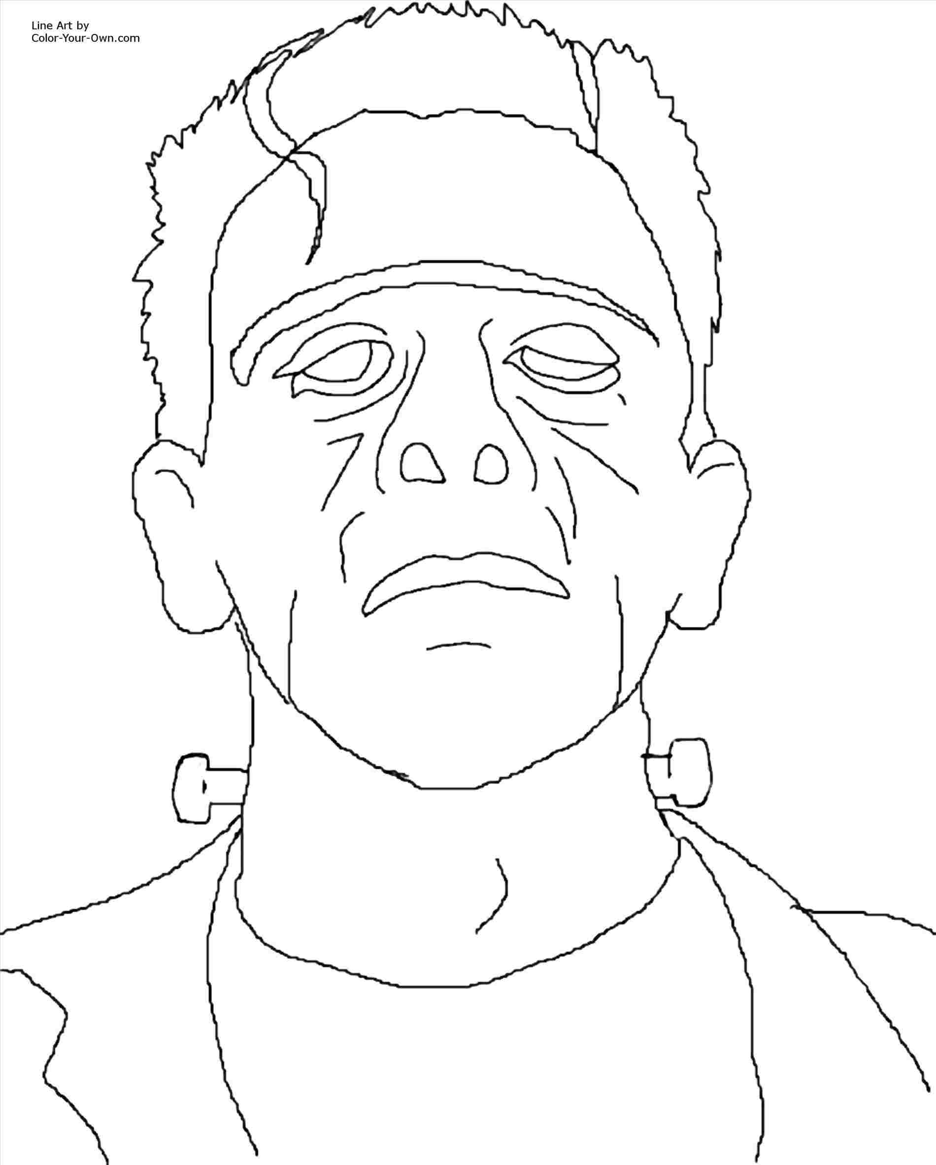 Frankenstein Face Drawing at Explore collection of