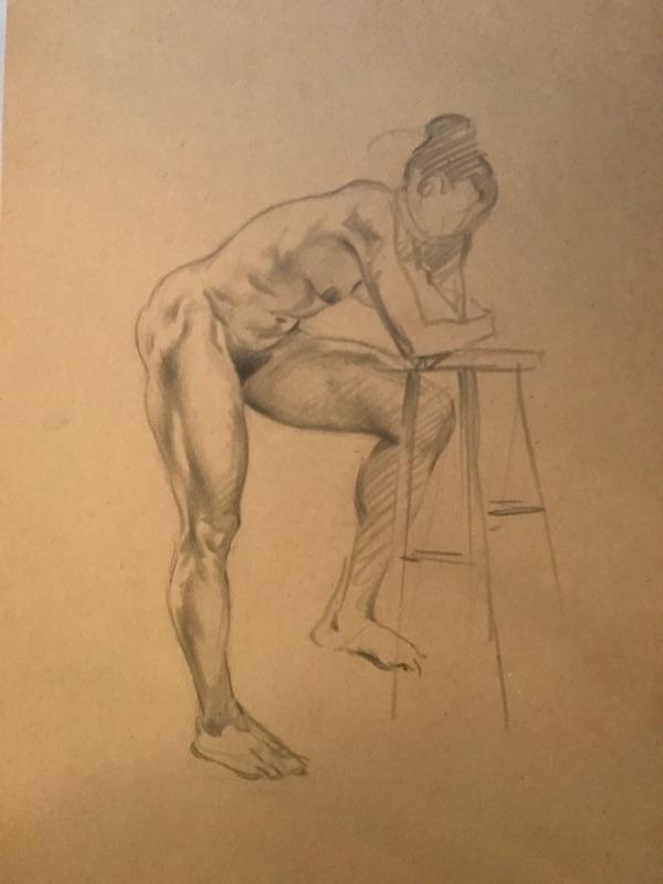600x800 frank frazetta original life drawing ebay - Frazetta Drawings