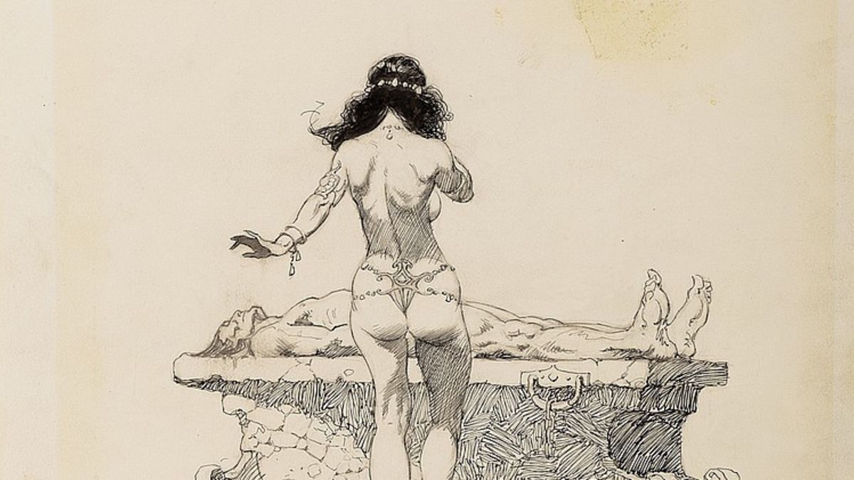 1200x675 get ready to appreciate the fantasy art of frank frazetta - Frazetta Drawings