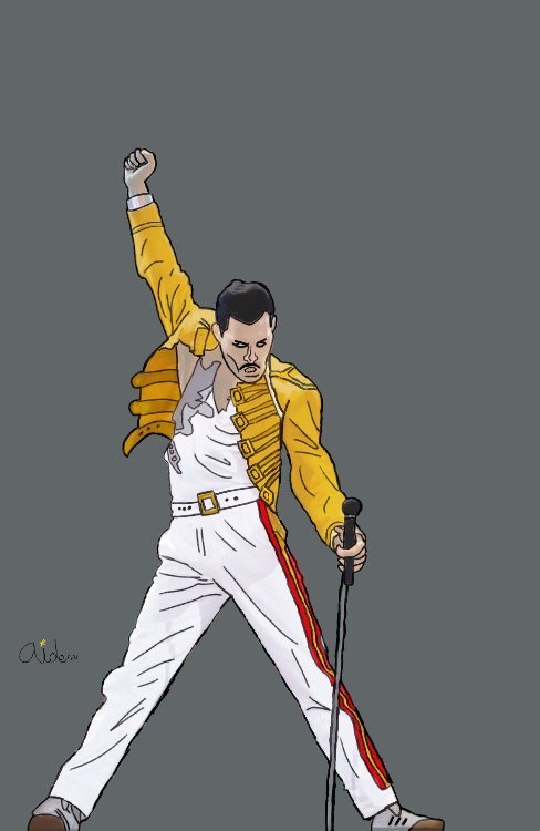 Freddie Mercury Drawing at PaintingValley.com | Explore collection of