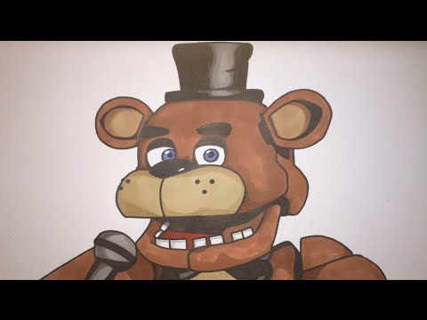 480x360 How To Draw Freddy Fazbear From Five Nights At Freddy's Step - Freddy Drawing