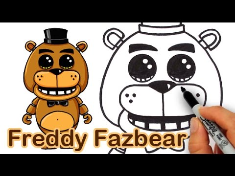 480x360 How To Draw Freddy Fazbear From Five Nights - Freddy Fazbear Drawing