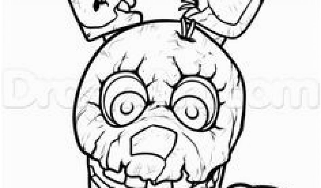 1024x600 Coloring Pages Five Nights - Freddy Fazbear Drawing