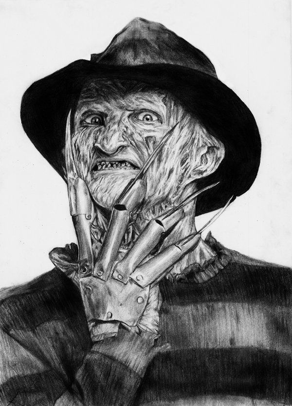 600x834 Frederick Charles Krueger - Freddy Krueger Drawing